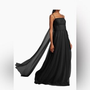 Vera Wang Strapless Black Gown